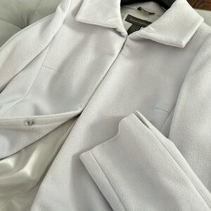 Banana Republic Angora Fur Italian Wool Muted Grey XS